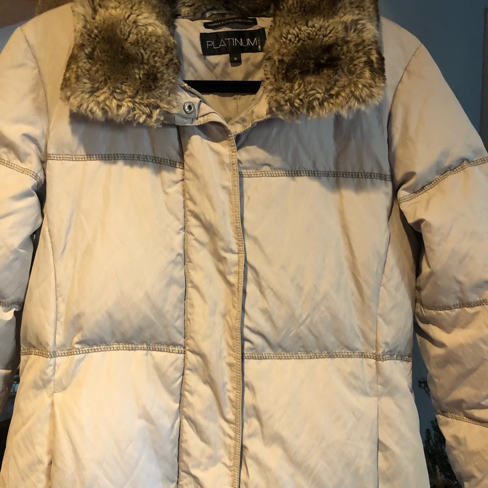 Platinum Down Coat - size S